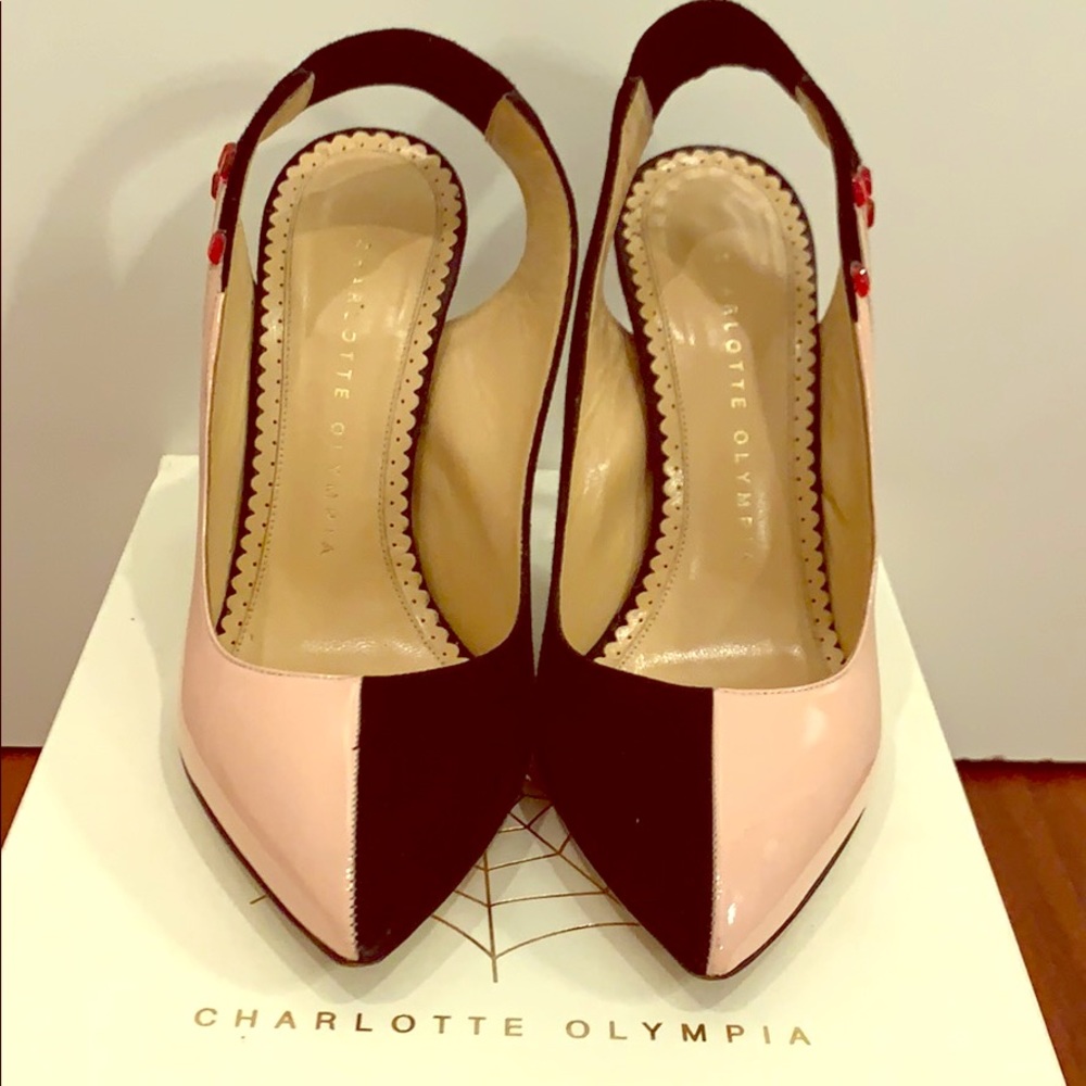 Charlotte Olympia “hands” slingback pumps